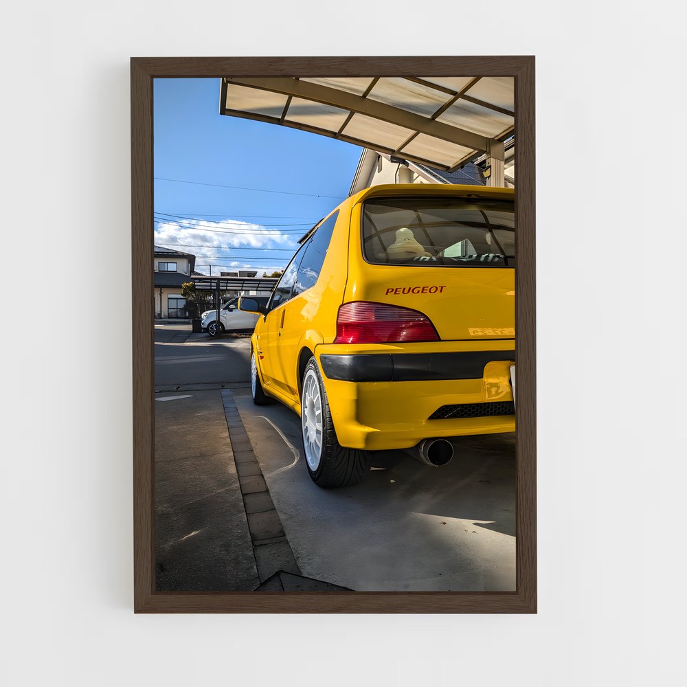 Poster GTI en Ville – affiche Peugeot (vue 5)